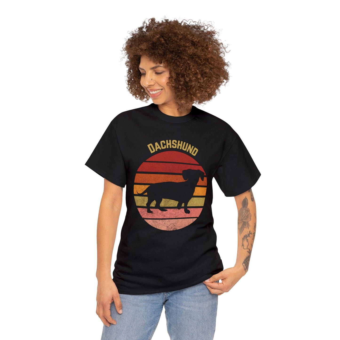 Dachshund T-Shirt, Retro Wiener Dog tee