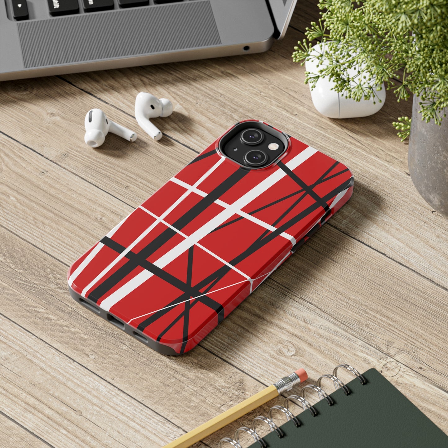 Van Stripes iPhone Case, Running with the Devil