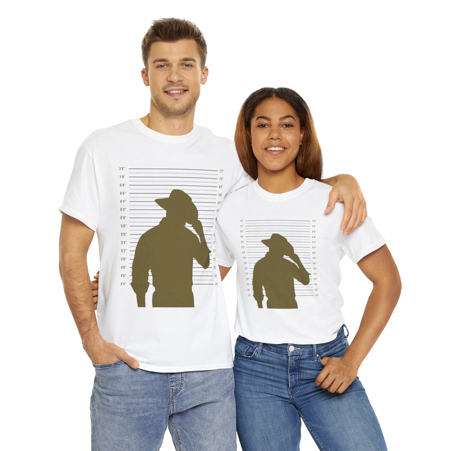 Cowboy Mugshot T-Shirt, Funny Rancher Tee
