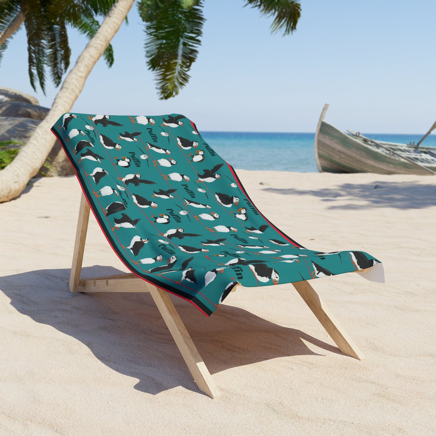 Puffin Beach Towel High Quality 2 Sizes