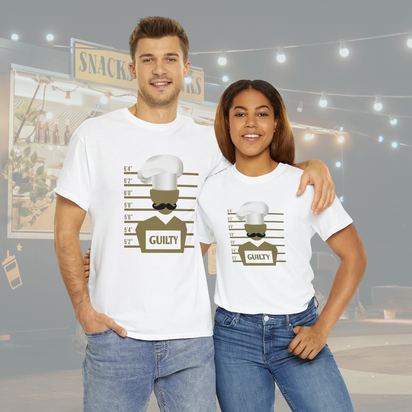 Chef Mugshot T-Shirt, Killer Cook Tee