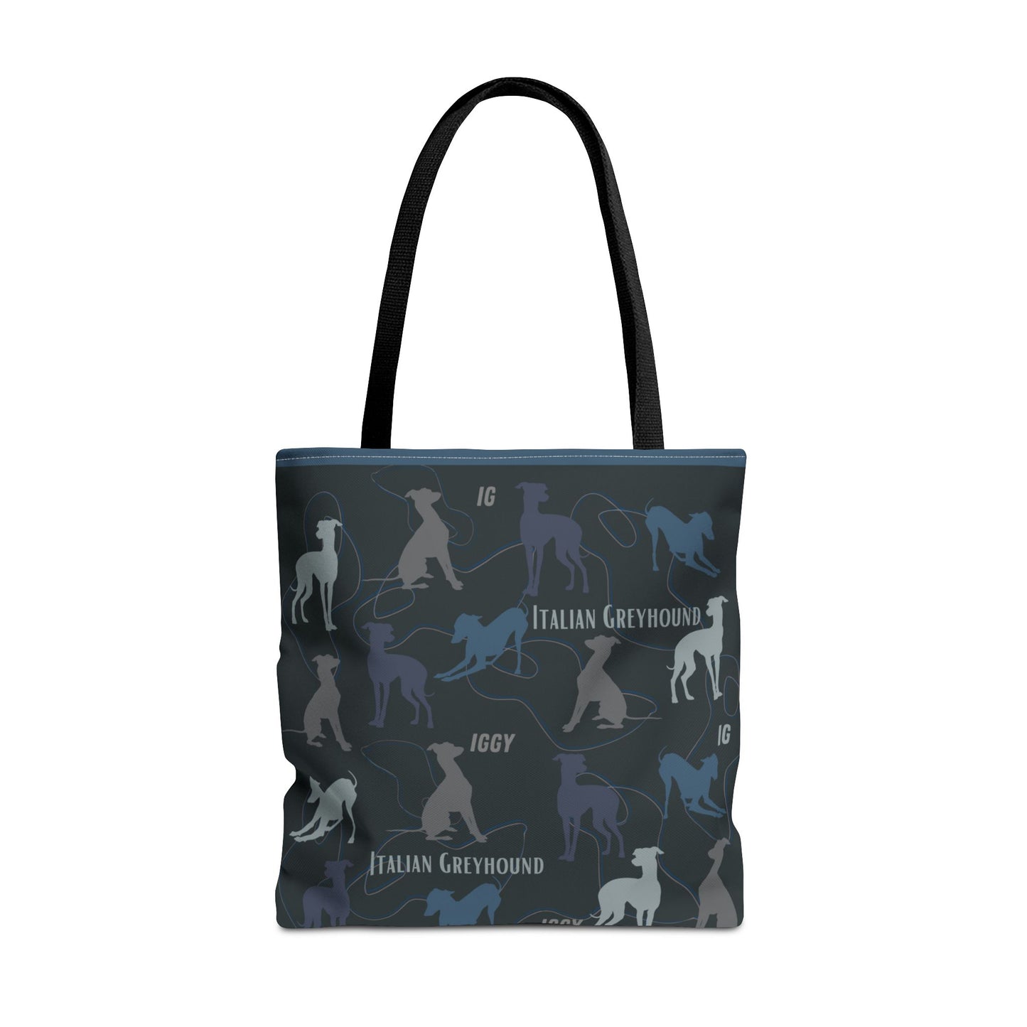 Italian Greyhound Iggy Tote Bag Modern Design Original 3 Sizes