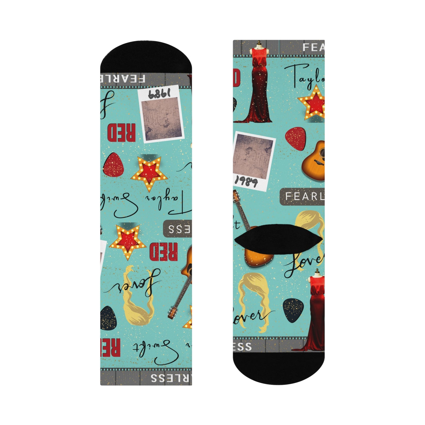 Swift Socks Fearless Pop Star Unisex Adult Stretchy Mid Calf Original