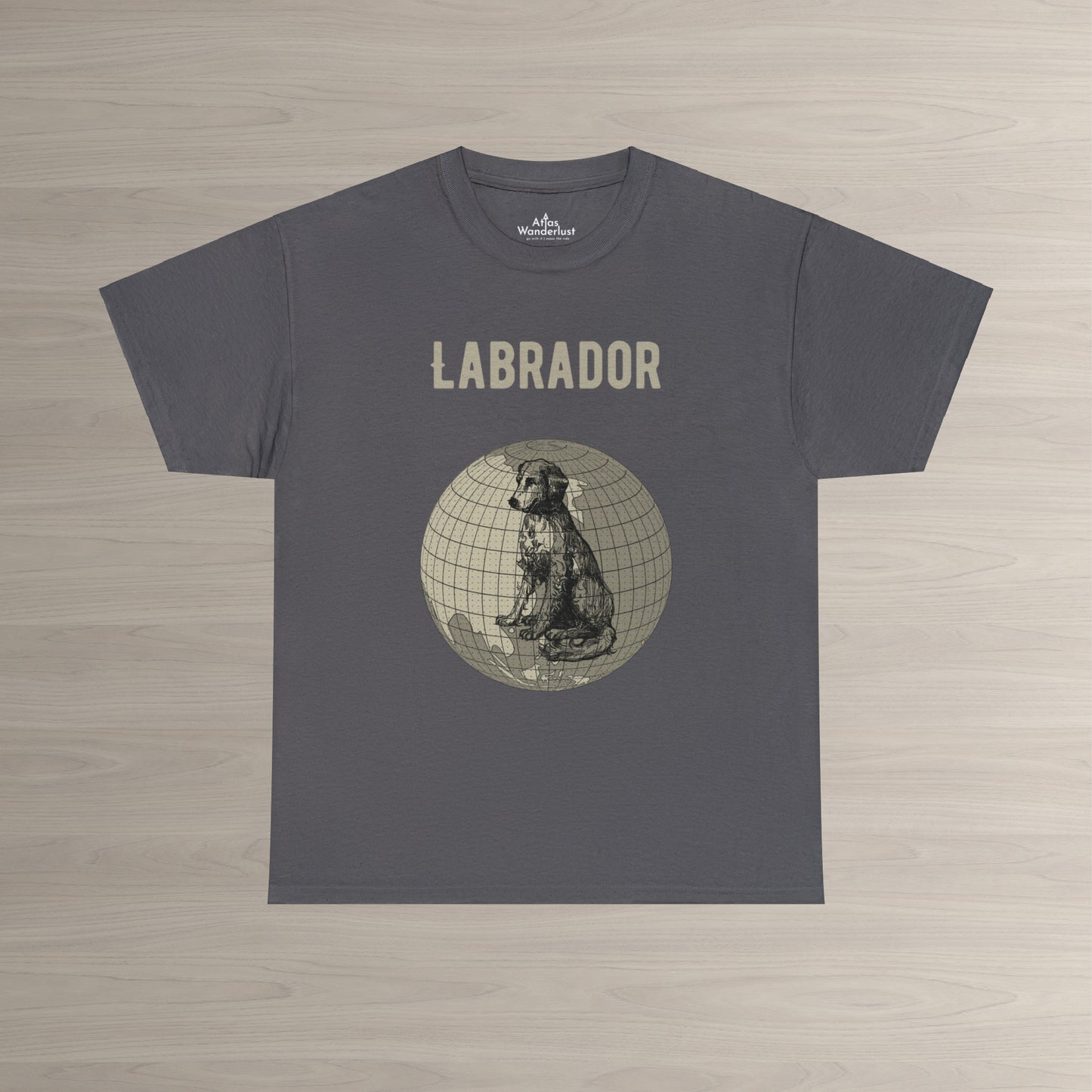 Labrador RetrieverT-Shirt, Old-World Map Tee