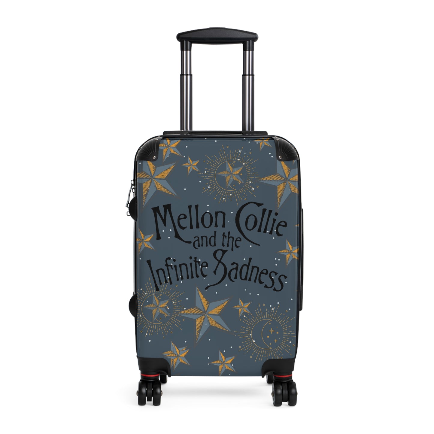 Smashing Pumpkins suitcase gray background golds stars Mellon Collie & Infinite Sadness no background