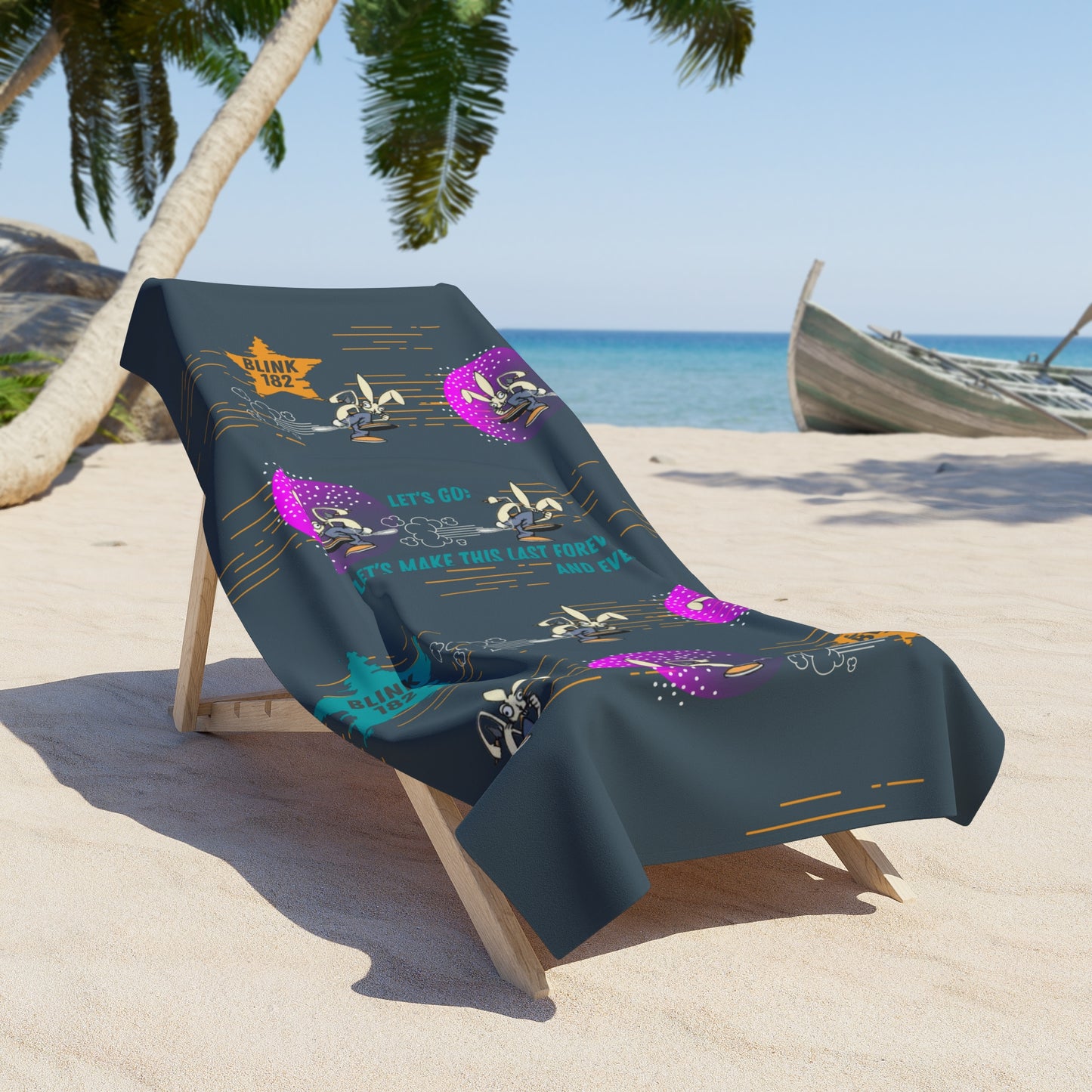 Blink 182 Beach Towel, First Date