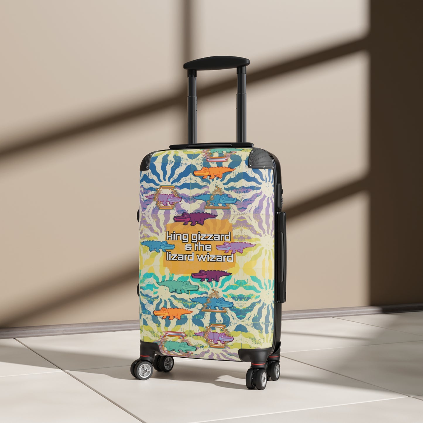 Alligator suitcase King Gizzard psychedelic