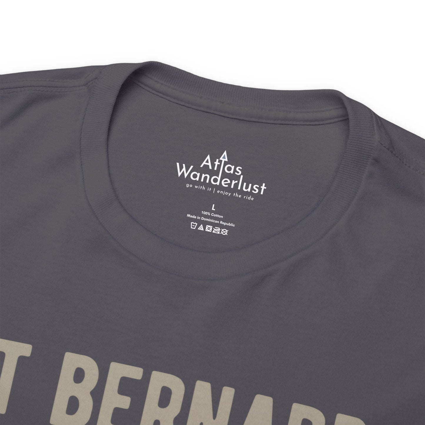 St Bernard T-Shirt, Old-World Map Tee