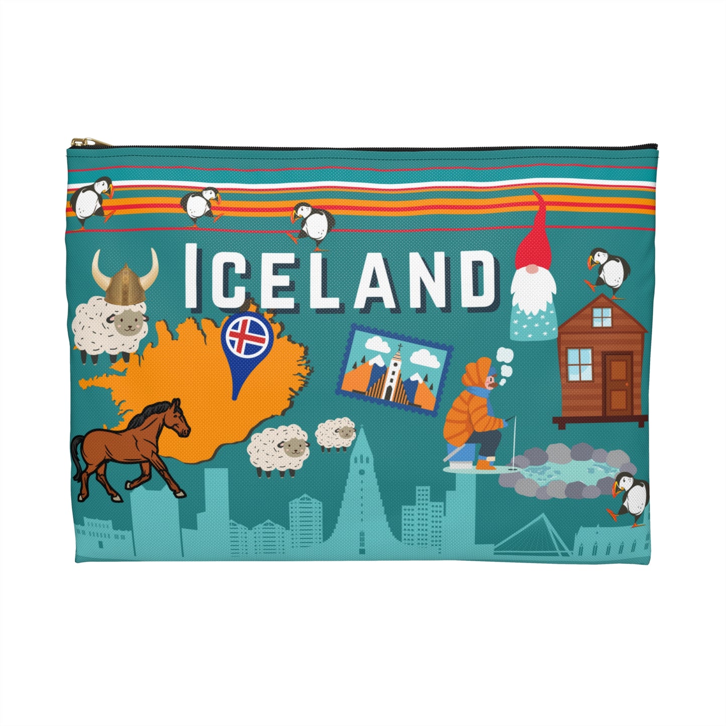 Iceland Accessory Pouch, Reykjavik Bag
