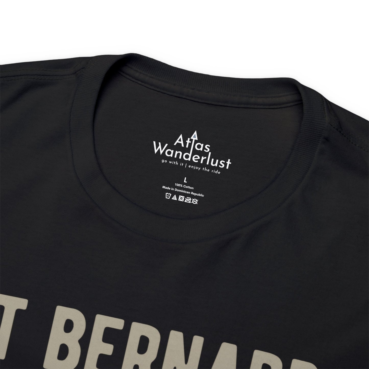 St Bernard T-Shirt, Old-World Map Tee