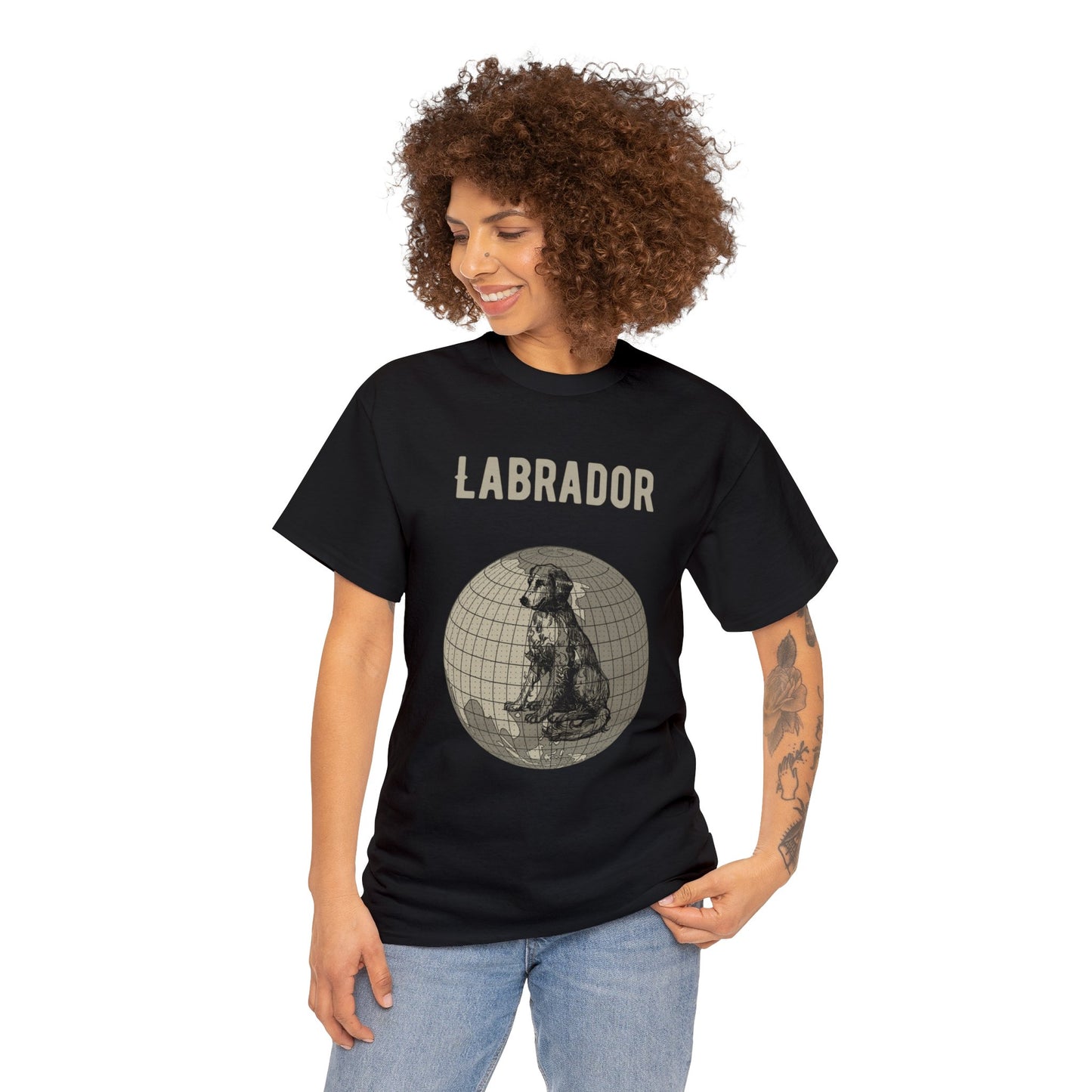 Labrador RetrieverT-Shirt, Old-World Map Tee