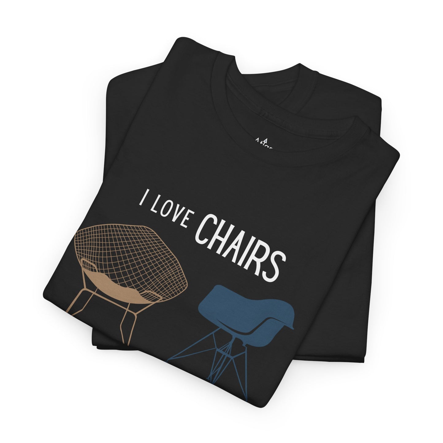 I Love Chairs T-Shirt, MCM Furniture Tee Iconic Designs