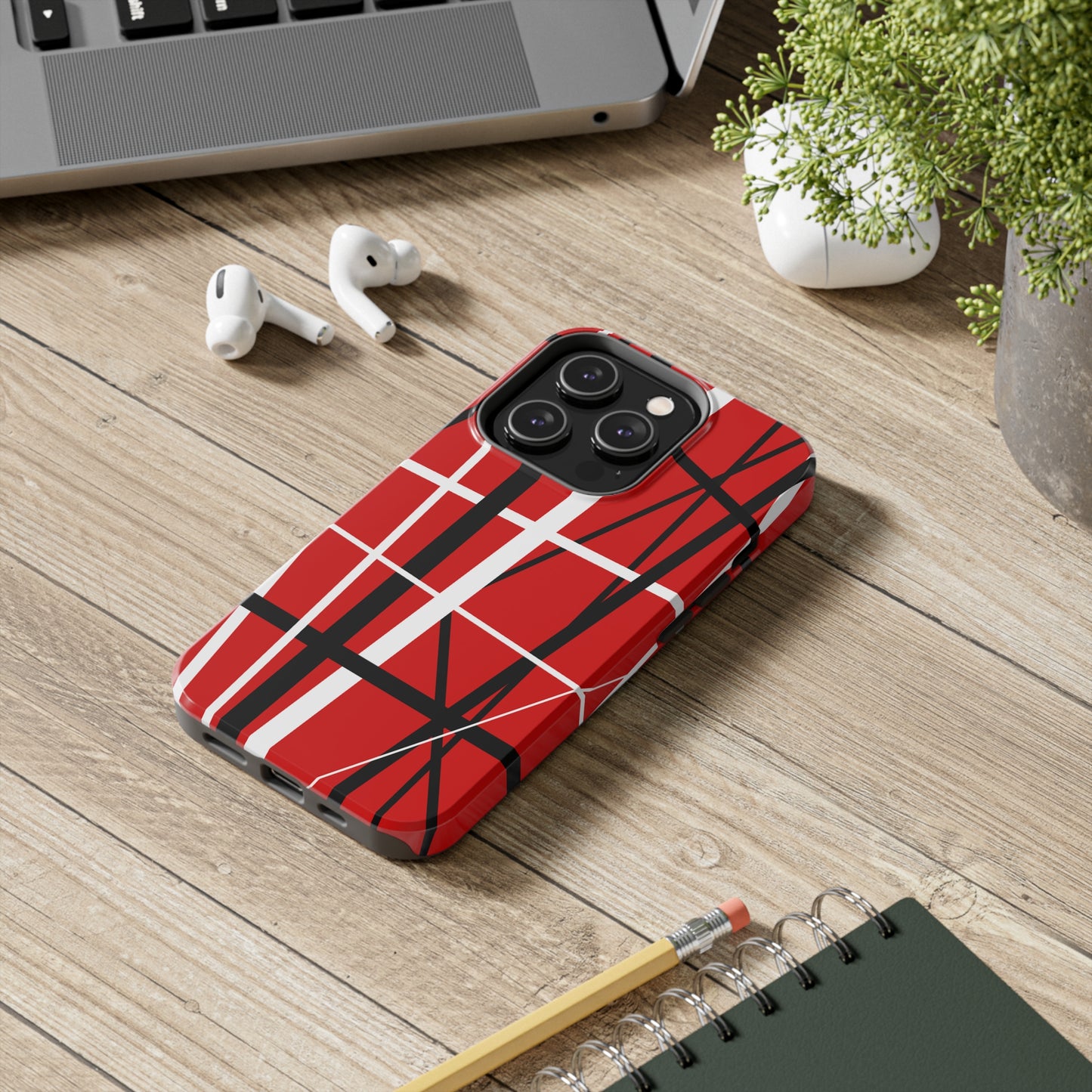 Van Stripes iPhone Case, Running with the Devil