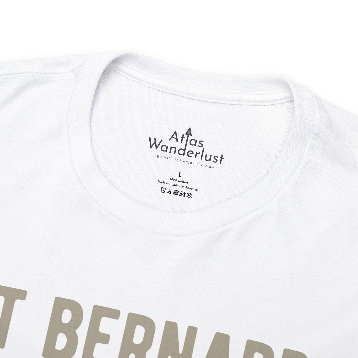 St Bernard T-Shirt, Old-World Map Tee