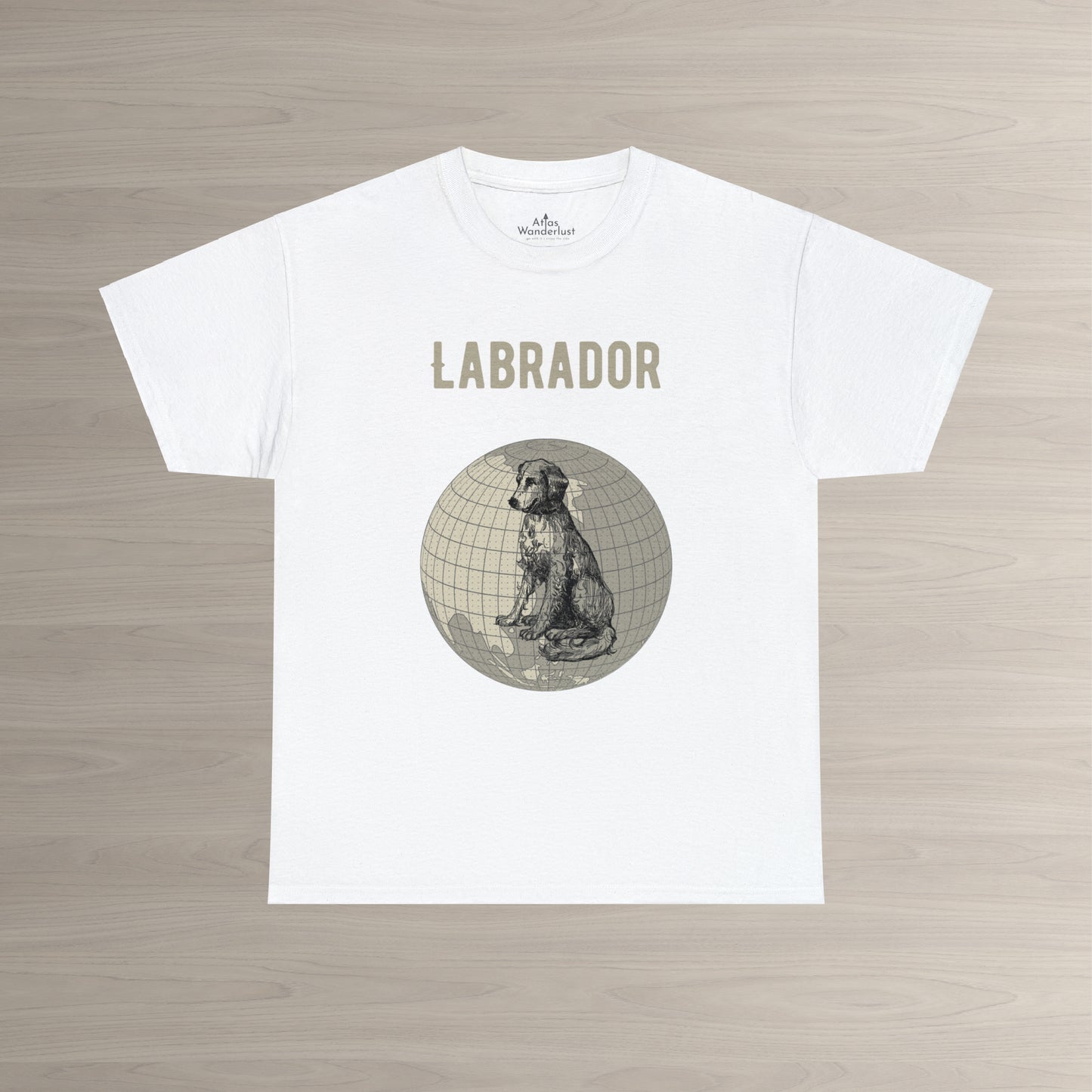 Labrador RetrieverT-Shirt, Old-World Map Tee
