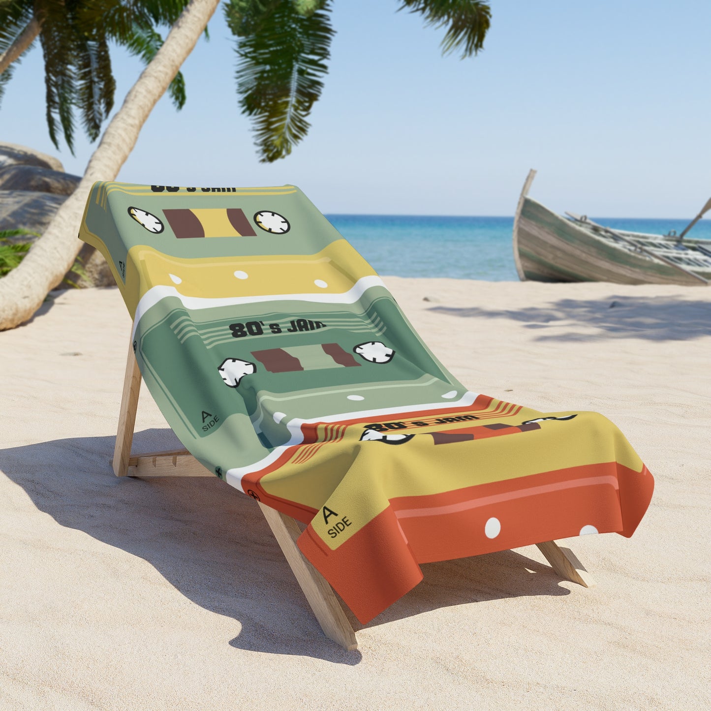 80’s Mix Tape Beach Towel