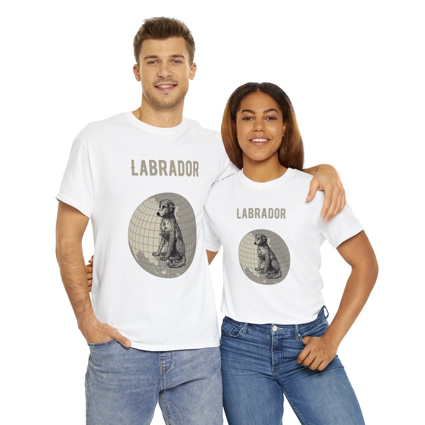 Labrador RetrieverT-Shirt, Old-World Map Tee