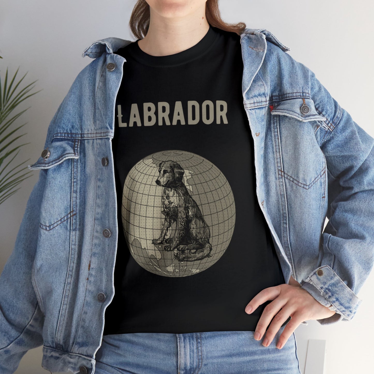 Labrador RetrieverT-Shirt, Old-World Map Tee