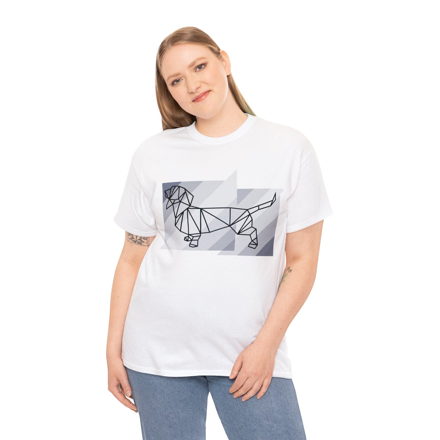 Dachshund T-Shirt, Origami Wiener Dog Tee
