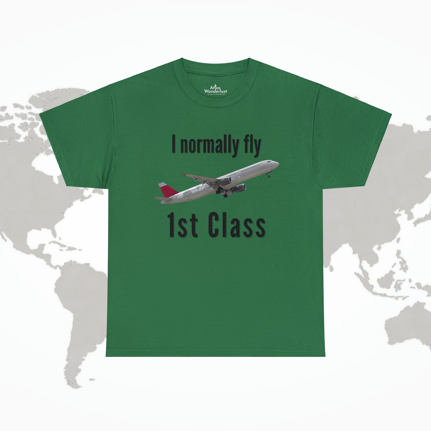 I normally Fly 1st Class T-Shirt, Funny Travel Tee