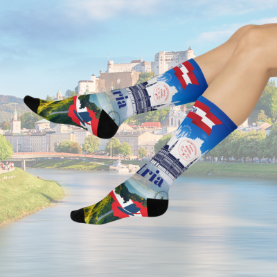 Austria Socks Unisex Adult Stretchy Mid Calf Original