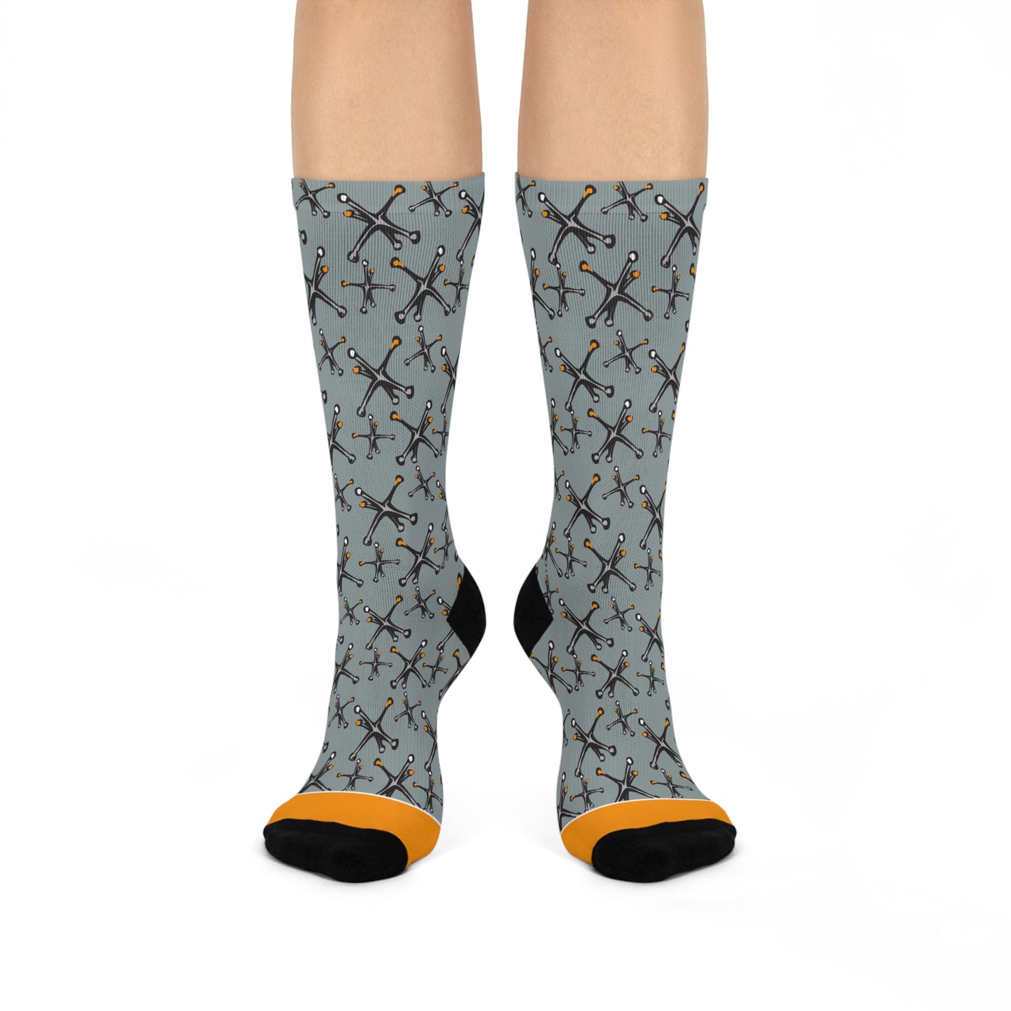 Jacks Socks Let’s Play! Unisex Adult Stretchy Mid Calf Original