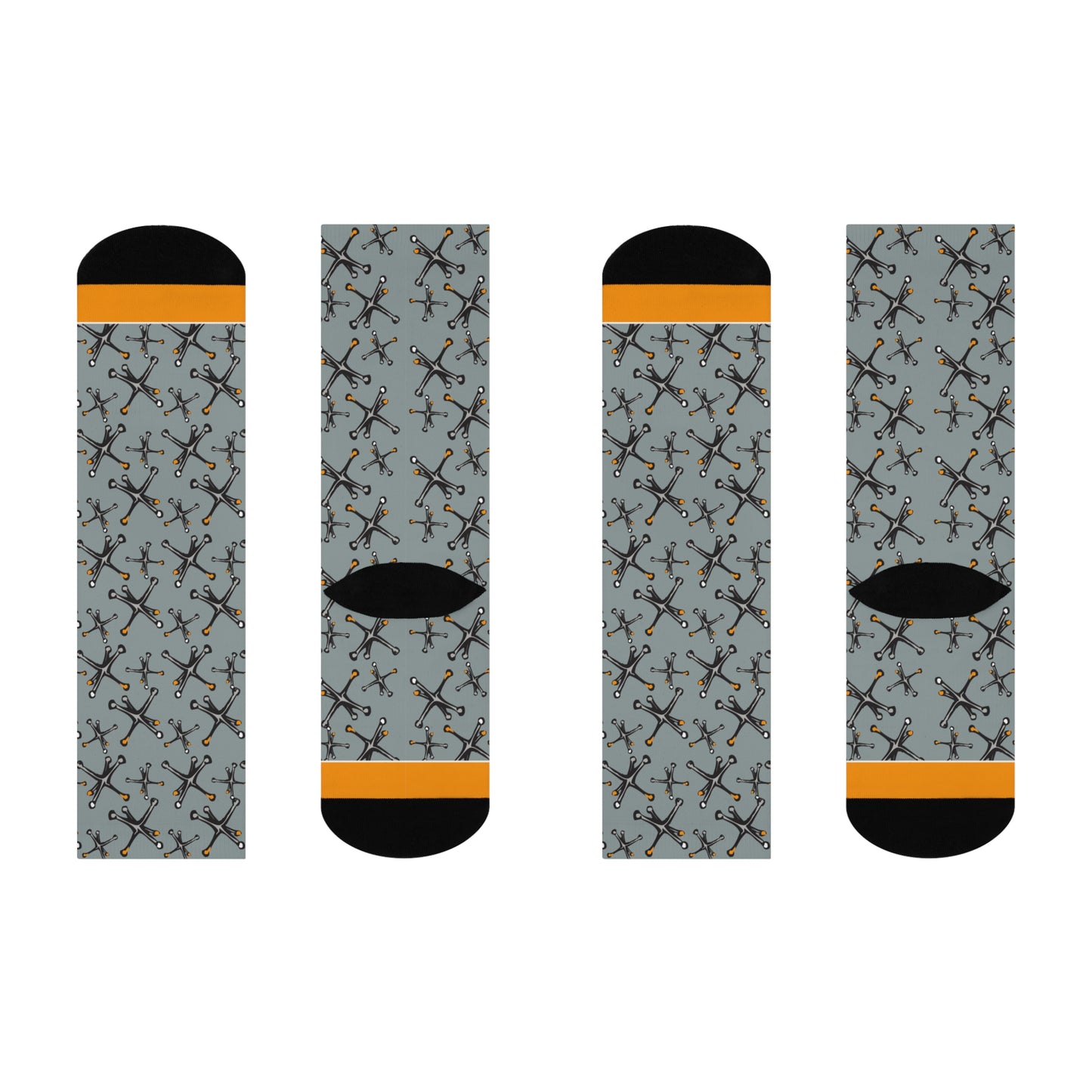 Jacks Socks Let’s Play! Unisex Adult Stretchy Mid Calf Original