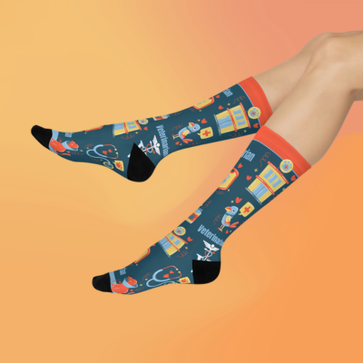 Veterinarian Socks Unisex Adult Stretchy Mid Calf Original