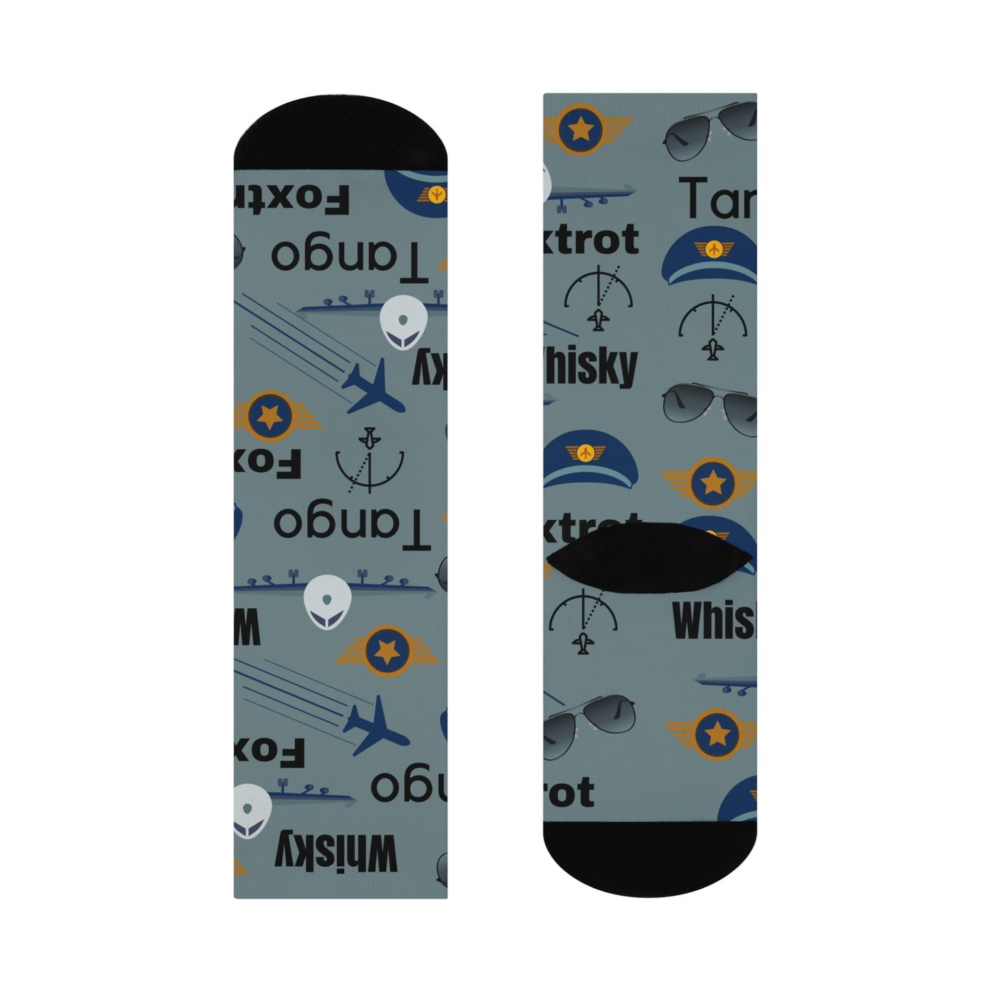 Pilot Socks Flight Unisex Adult Stretchy Mid Calf Original