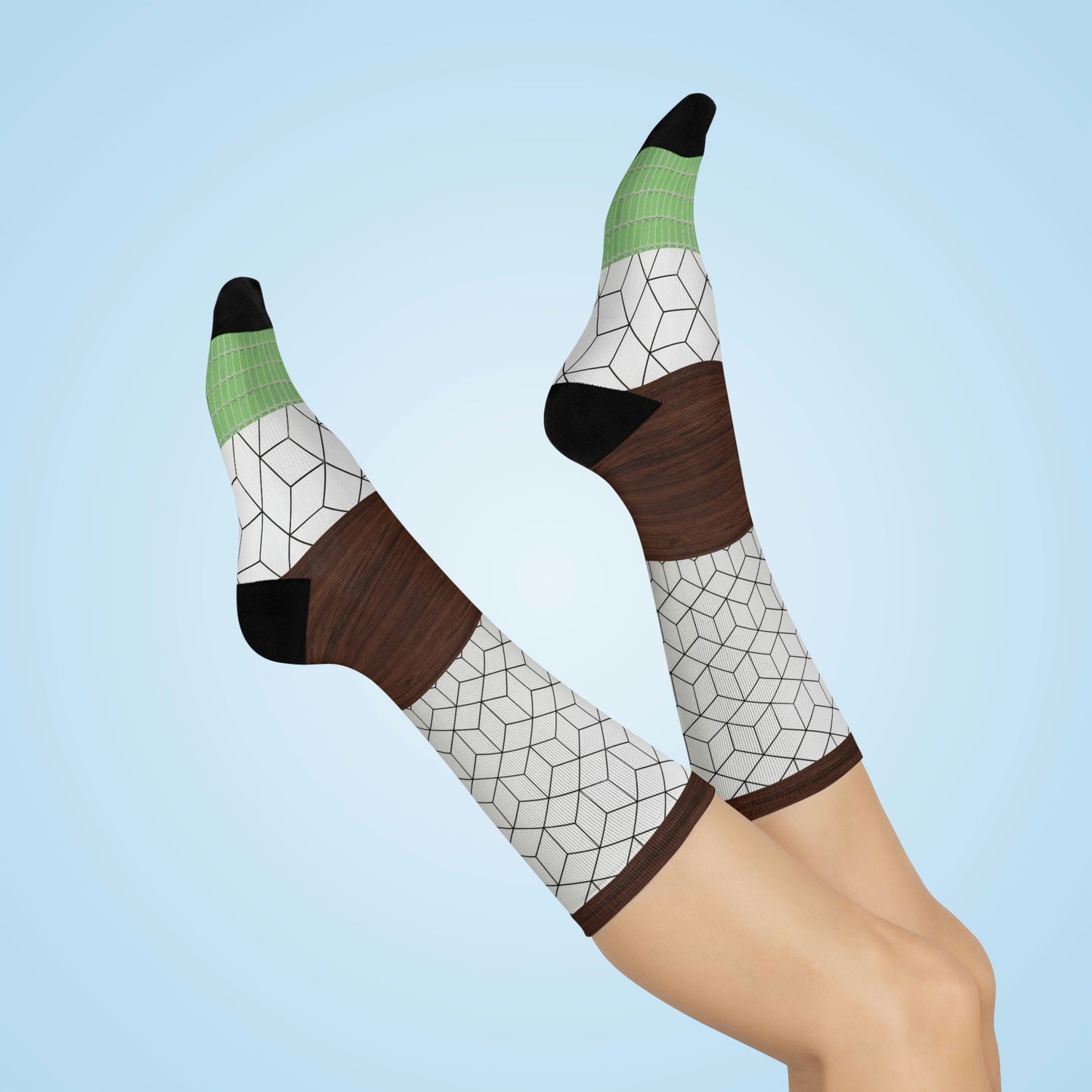 Tile and Wood Socks