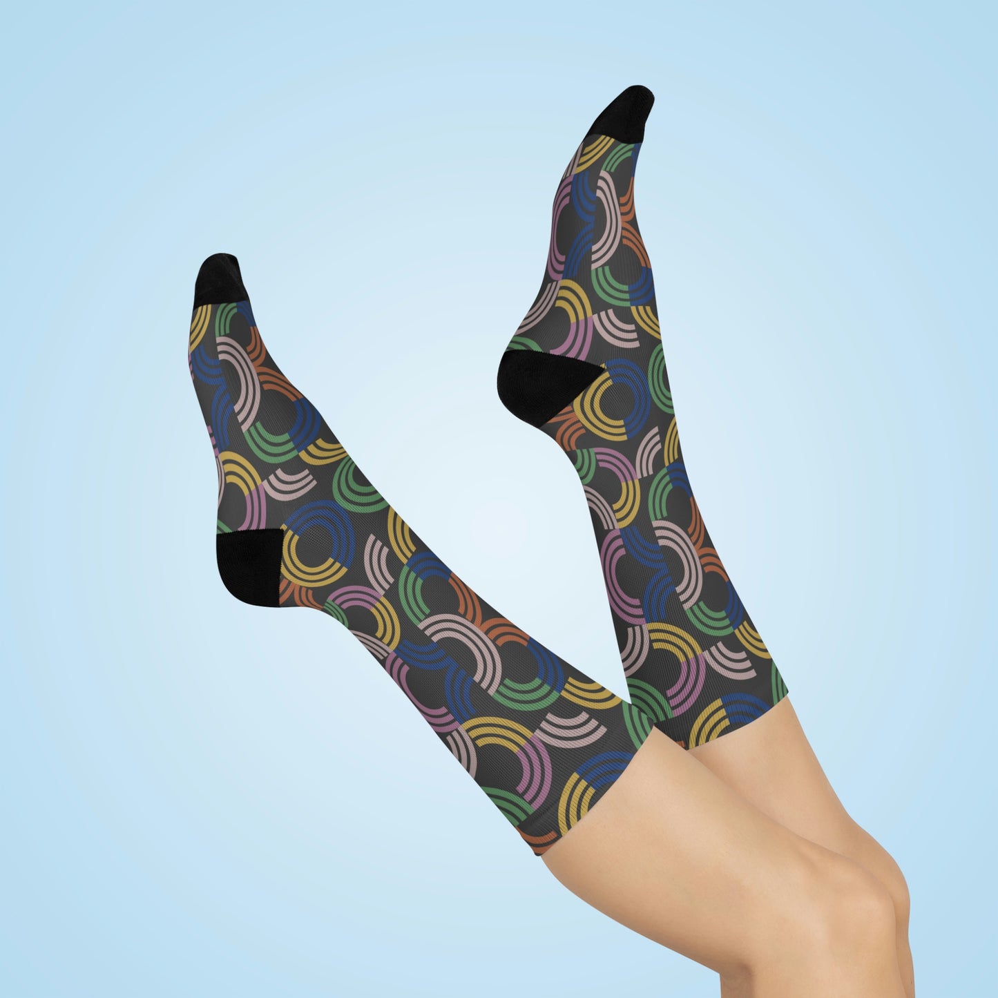Colorful Retro Socks! Unisex Vintage