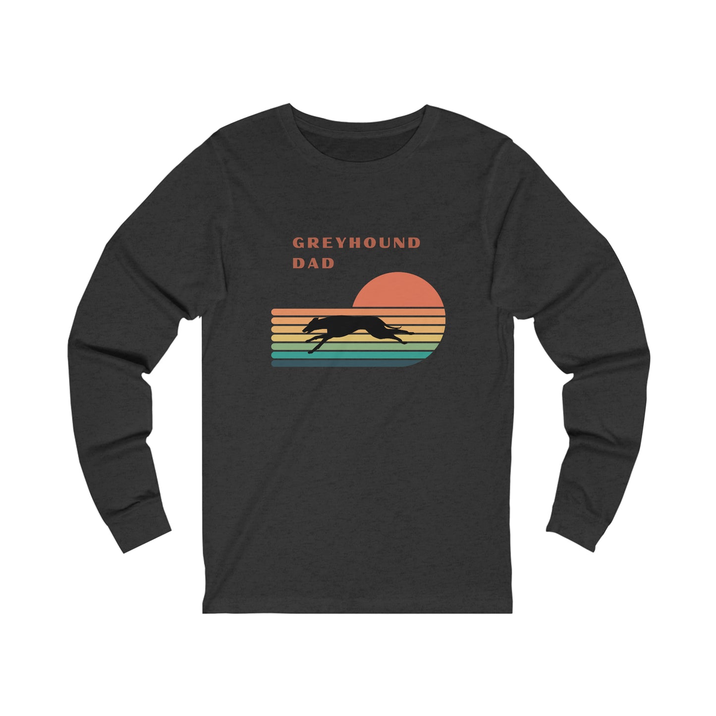 Greyhound Dad Long Sleeve Shirt
