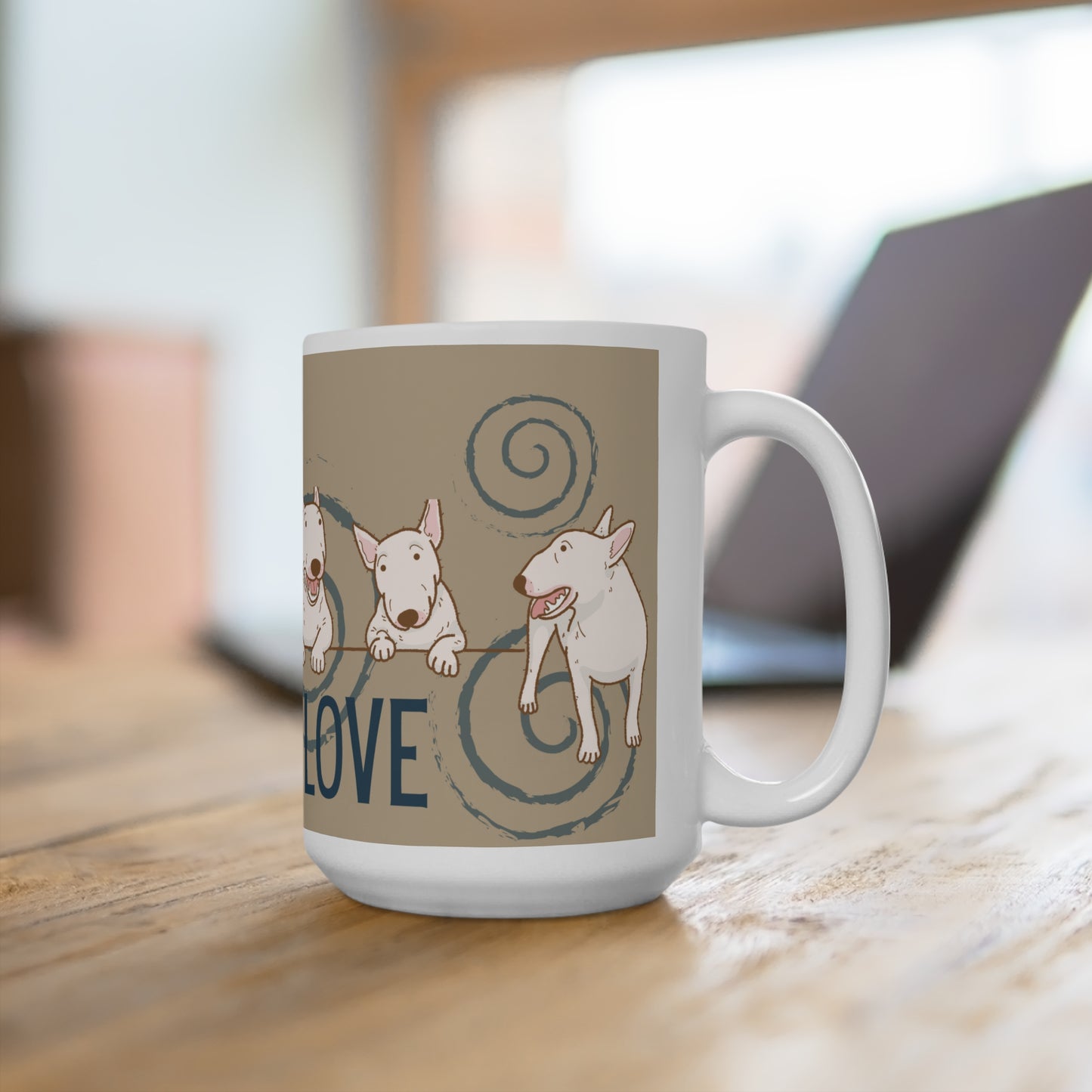Bull Terrier Mug | Bull Terrier Coffee Mug | The Dapper Dogg