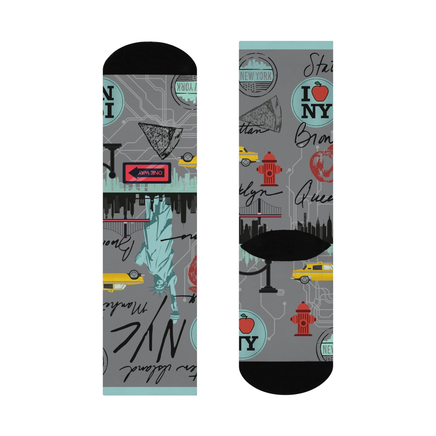 NYC Socks, Aqua