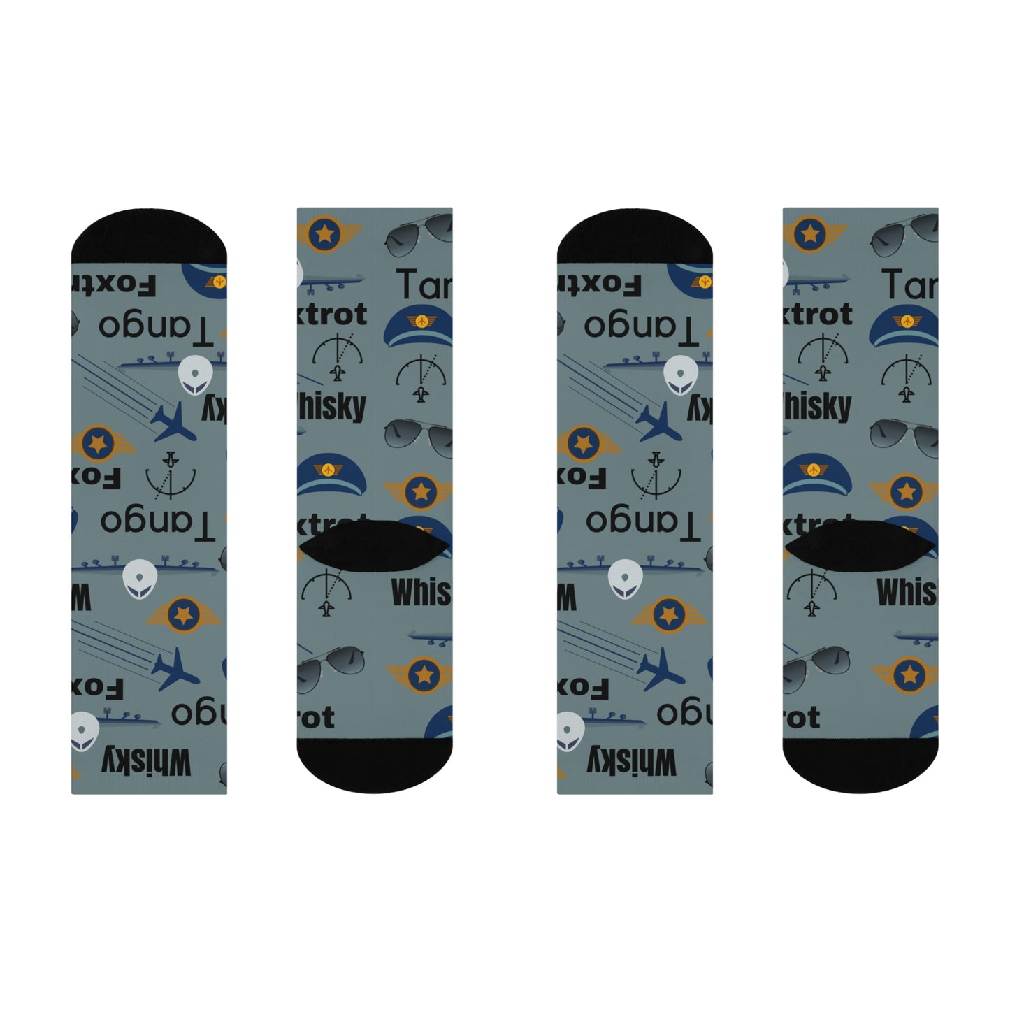 Pilot Socks Flight Unisex Adult Stretchy Mid Calf Original