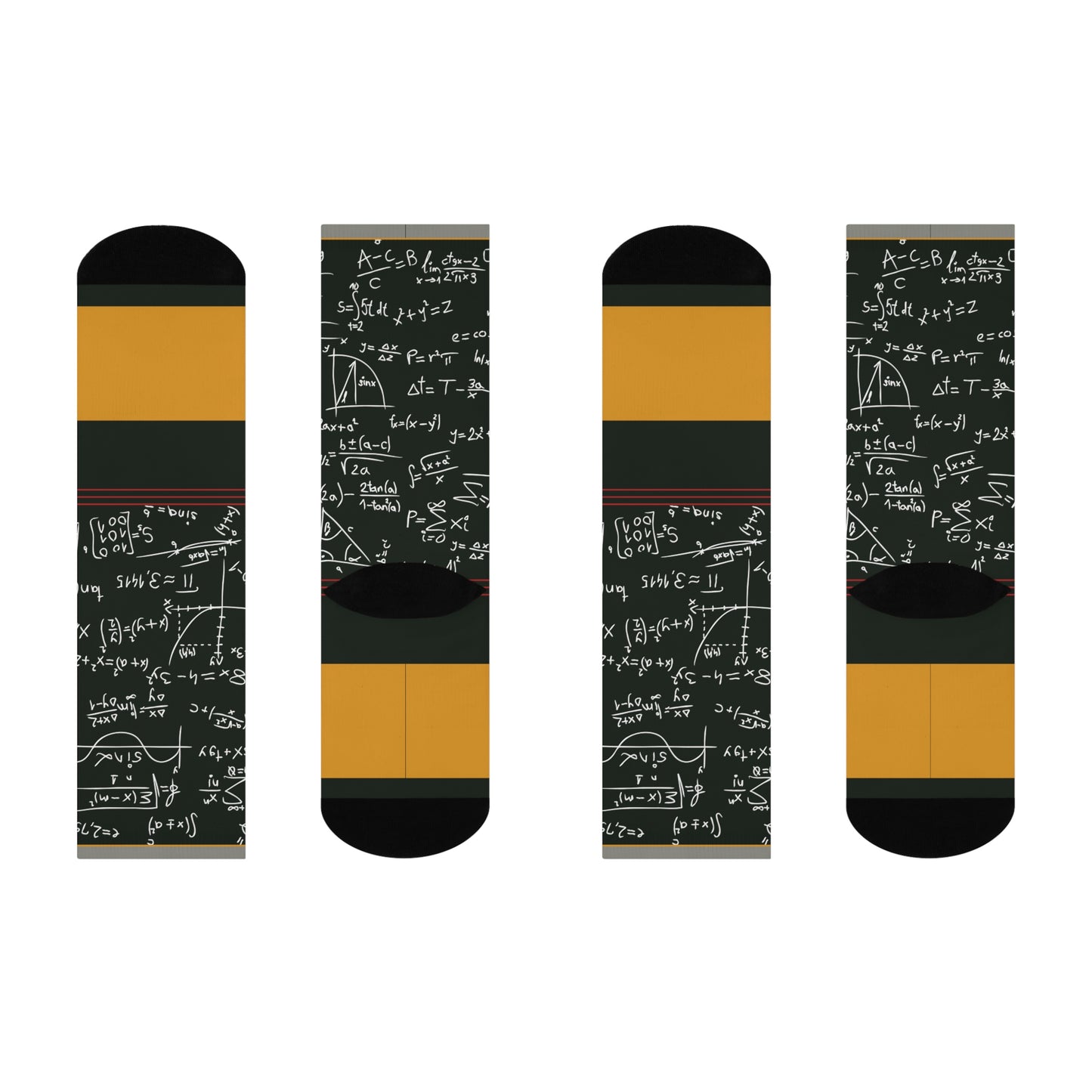 Math Teacher Socks Algebra Unisex Adult Stretchy Mid Calf Original
