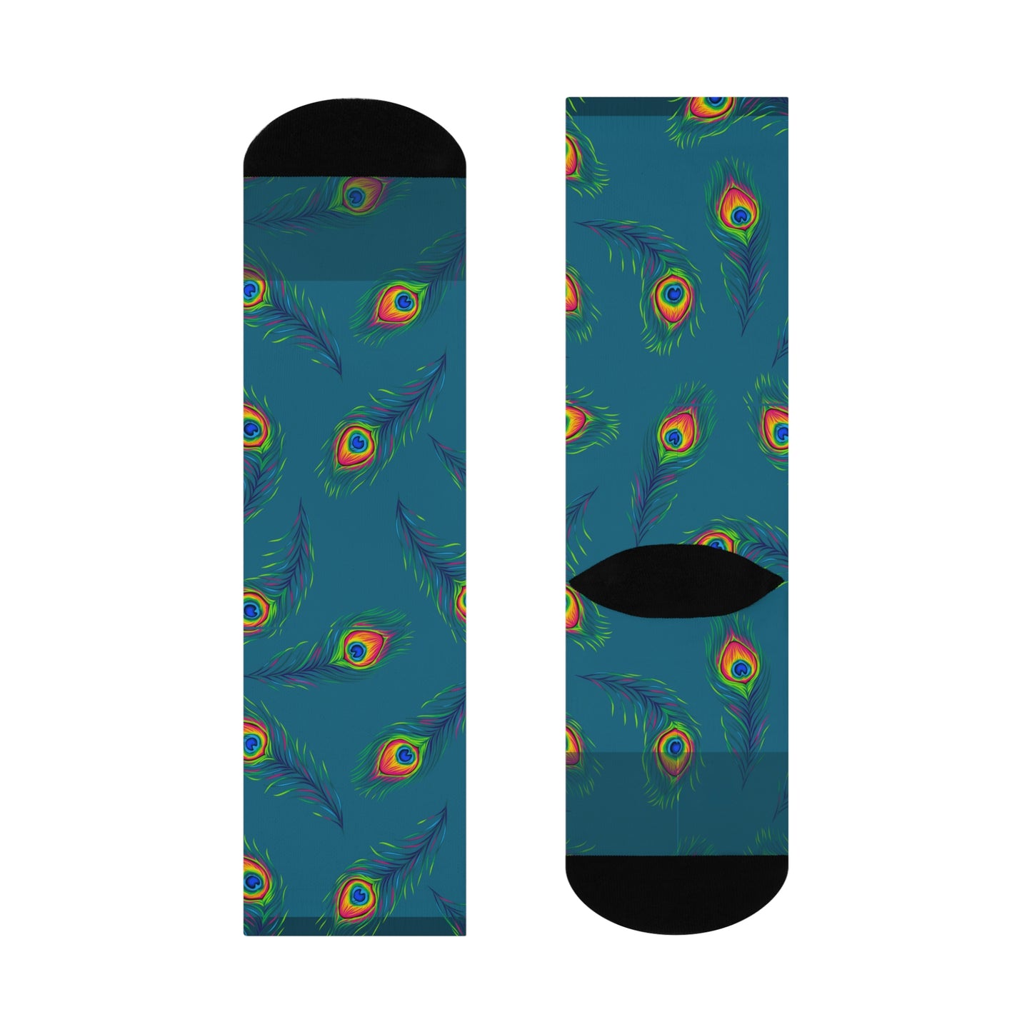 Peacock Socks, Paisley