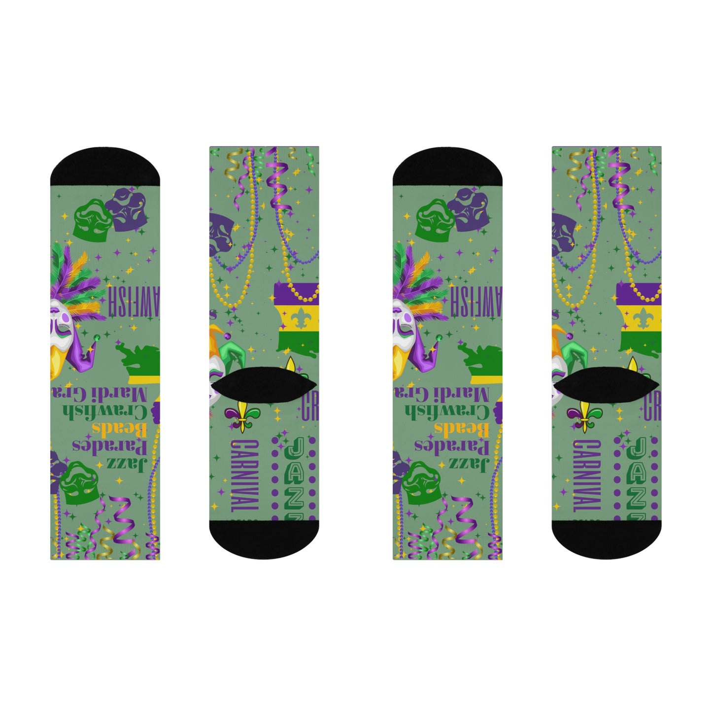 Mardi Gras Socks, The Big Easy