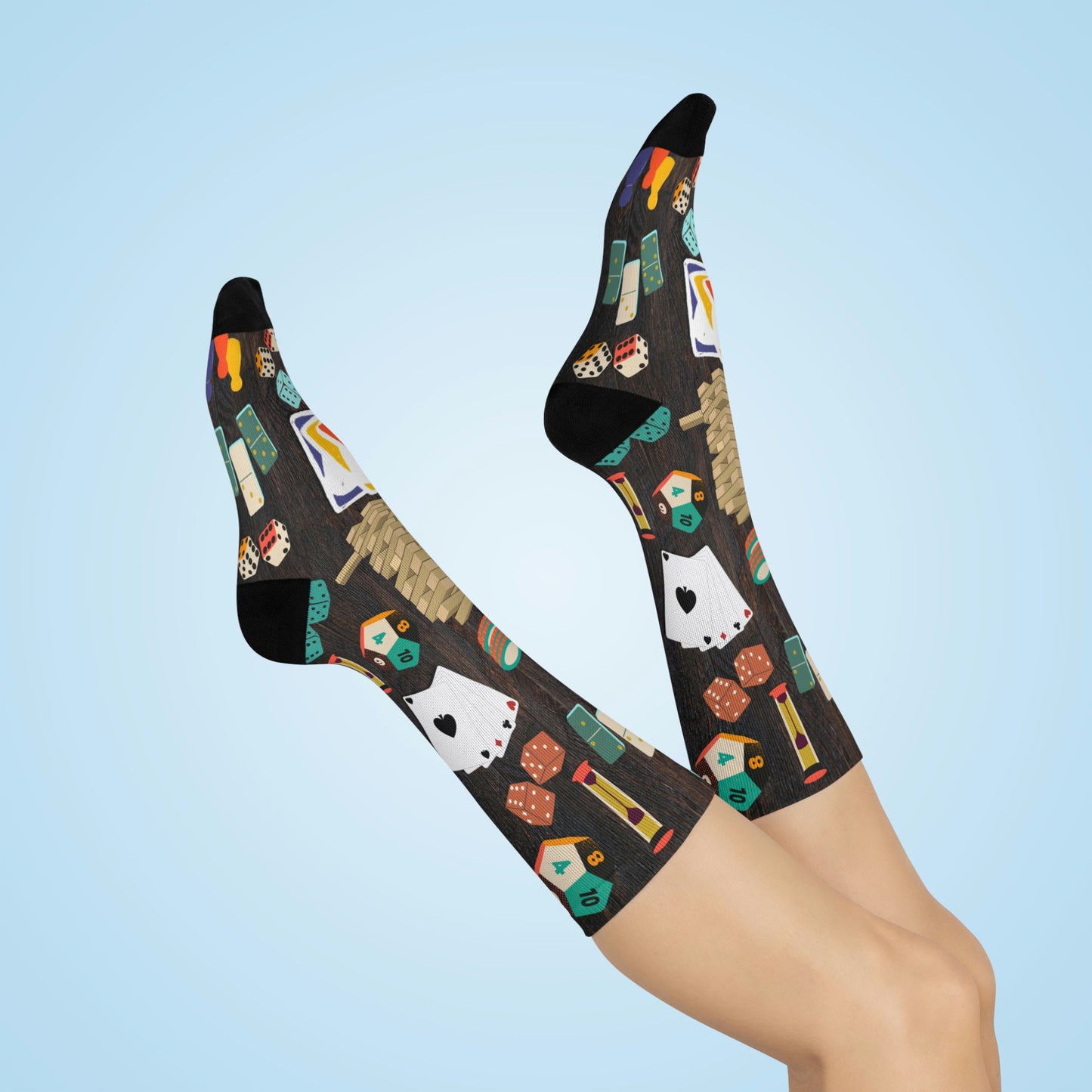 Family Game Night Socks, Fun at Large!