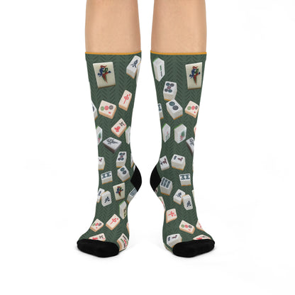 Mahjong Crew Socks Colorful Unisex Original