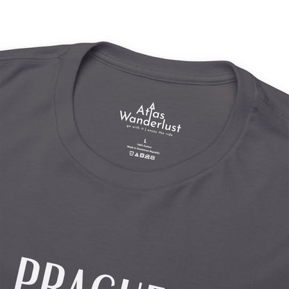 Prague Czech Republic Coordinates T-Shirt, Praha Tee