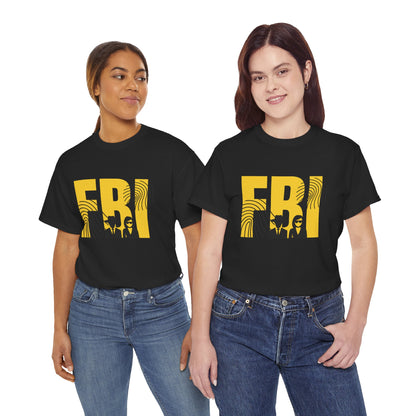 FBI Criminal Justice Short Sleeve Shirt Unisex Black