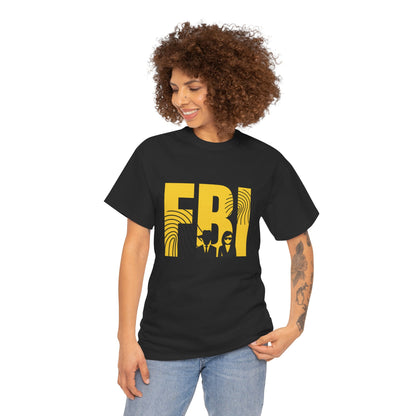 FBI Criminal Justice Short Sleeve Shirt Unisex Black