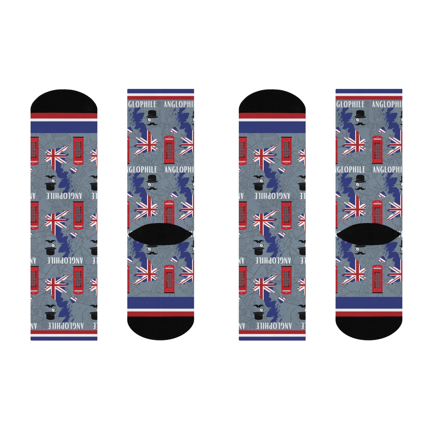 Anglophile Socks England British Flag Unisex One Size Original