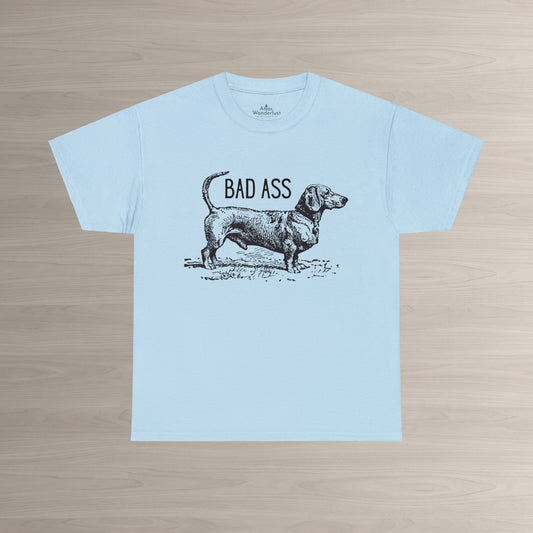 Dachshund T-Shirt Bad Ass Wiener Dog Tee