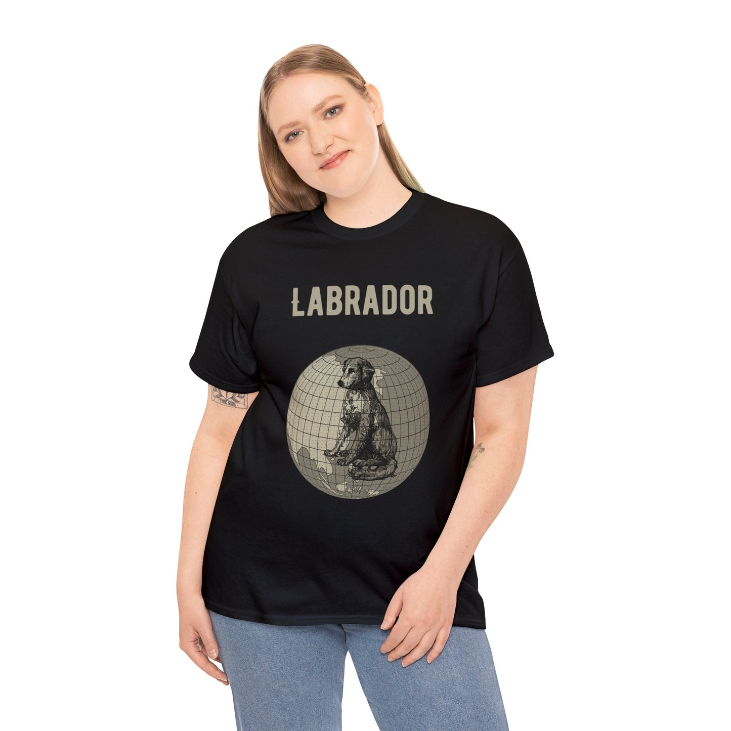 Labrador RetrieverT-Shirt, Old-World Map Tee