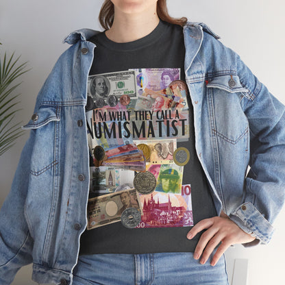 Numismatist T-Shirt Currency Coin Lover Unisex