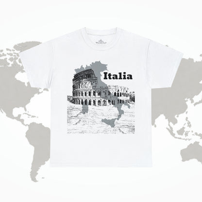 Italia Colosseum T-Shirt, Italian Architecture Tee