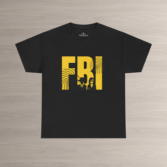 FBI Criminal Justice Short Sleeve Shirt Unisex Black