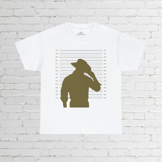 Cowboy Mugshot T-Shirt, Funny Rancher Tee